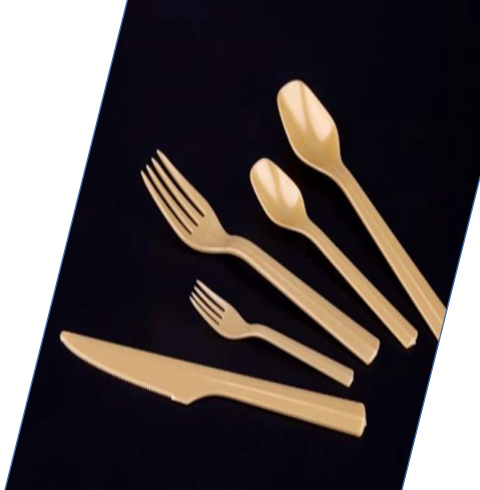 Reusable daily plastic Cutlery