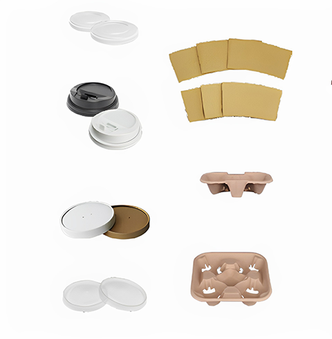 Cup Lid- Dome Lid, Flat Lid; Cup Sleeve & Cup...